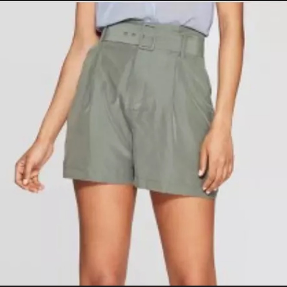 a new day Green High Waisted Shorts